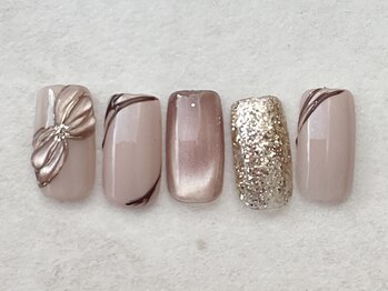 ウィンターマグネットネイル