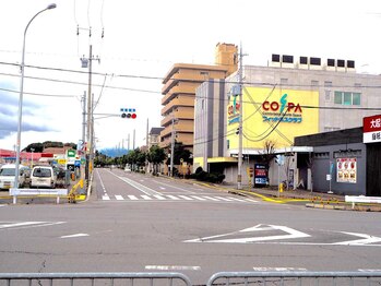 ミニョンアイラッシュデザインサロン 金剛店/【駐車場案内】 森屋狭山線沿い