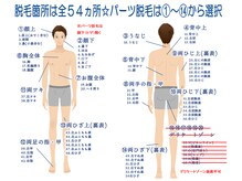 ミンティー 三宮店/都度払い脱毛/男性２０パーツ