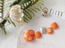 ネイルアンドアイラッシュサロン ブレス 長町南駅店(BLESS)/ビタミンデイジーネイル