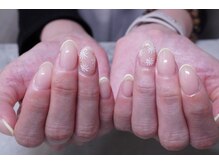 プチリリィ(Petit Lily)/春満喫のマーガレットネイル