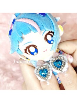ファラウェイネイル(Faraway nail)/プリキュア概念ネイル☆