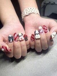 クリスマスネイル