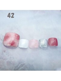 フットネイル：No.42