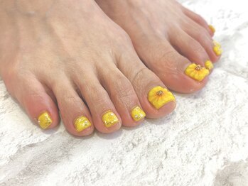 キューシーネイル 川崎(QcNail)/ひまわり