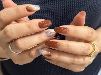 レアネイル(Lea nail)/ ブラウンニュアンス