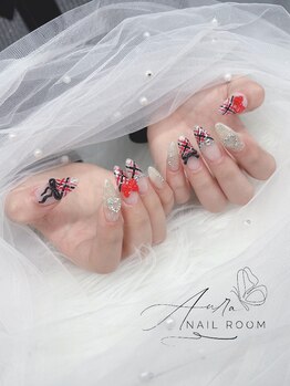 オウラネイルルーム(Aura nail room)/チェックネイル