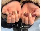 シンプルブラウンマグネイル