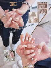 エトワネイルトウキョウ(Etoi Nail Tokyo)/小花柄×レース