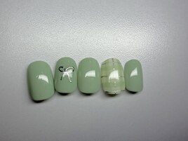 グリーン×チェック