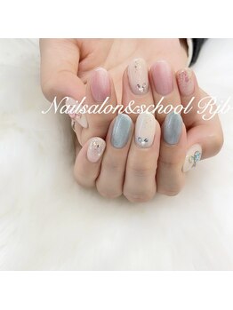 ネイルサロン アンド スクール アールジェイビー(Nailsalon&School Rjb)/人気マグネットネイル♪