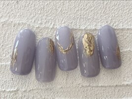 パープル×ミラーアート