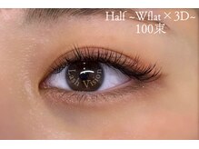ラッシュ ビジョン 彦根(Lash Vision)/ハーフ（Wフラット×3D）