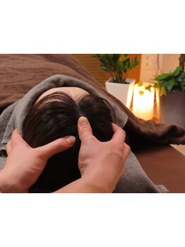 ヘッドスパで癒されたい