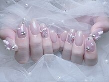 モシ(Moci)/アートし放題／リボン／ストーン