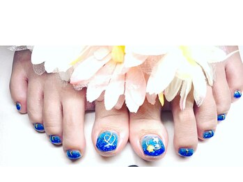 ルアナネイル(Luana_Nail)の写真/【フットネイル￥4000～★ 】フットネイルの季節が来ました！サンダルから見える足をキレイに♪