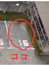 癒しの手/当店の駐車場になります