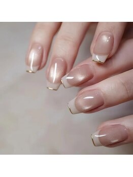 サロン ド ラム(Salon de ramu)の写真/【全室個室のプライベートサロン☆】大人女性に人気の上品でお洒落なネイル♪爪のお悩みもご相談ください◎