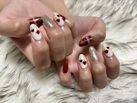 クリスマスネイル
