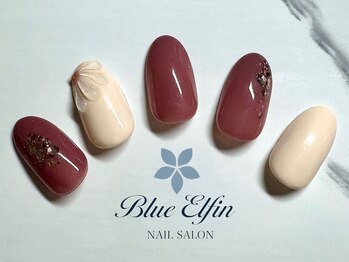 ブルーエルフィン(Blue Elfin)/ぷっくりフラワーネイル