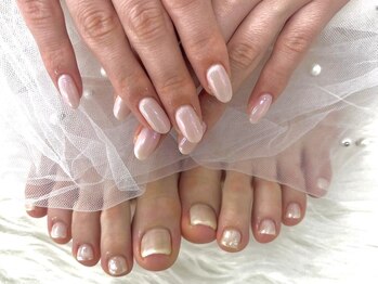 アトリエケー(K)の写真/ネイルで日常に彩りを…♪リーズナブルな料金設定でシンプル可愛いネイルを満喫！初めての方も大歓迎＊