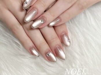 ノエル ネイル(NOEL)/マグネット×ミラーフレンチ