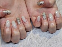 プロモート 岡山城下店(Promote)/シンプルガーリーネイル