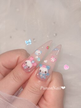 プノンネイル(Punon nail)/この子達可愛かった☆(3D)