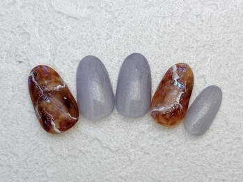 冬ニュアンスネイル　銀座