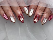 シマー(Shimmer)/バレンタインネイル