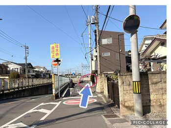 クレドジョワ(CL’E DE JOIE)/高架下の道路の上の道へ進む!