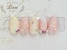 【大人かわいい上品ネイル♪】定額デザインB¥8800→¥8300 !!