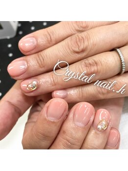 クリスタルネイル ゆめタウン博多店(CRYSTAL NAIL)/ピンクネイル