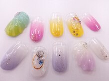 ネイルサロンクイール 宇都宮店(NAIL SALON QUILL)/人魚の鱗ネイル