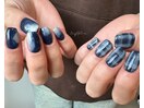 ～ネイビーアシメネイル～