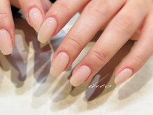 ネイルサロン イントゥ(into_)/乳白ピンク　ワンカラー