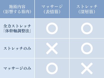 全力ストレッチ 祖師ヶ谷大蔵店/弊社の技術:「体幹軸調整」