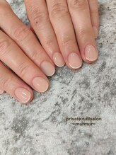 プライベート ネイルサロン マーマ(murmur)/細フレンチネイル