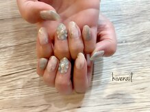 ハイブネイル(Hive nail)/ぷっくりフラワー