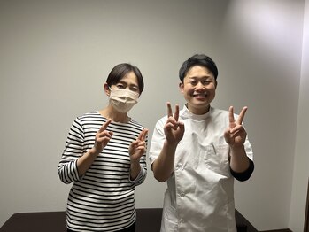 頭スッキリ整体サロン 伏見店/お客様とツーショット写真☆