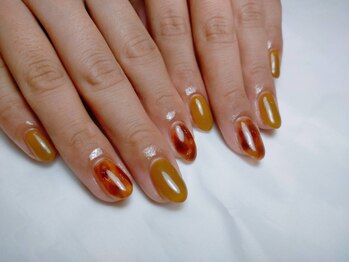 #べっこうネイル