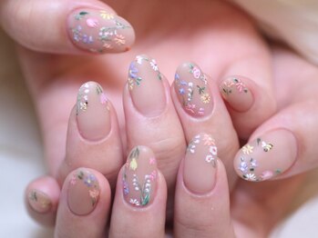 ネイルサロンアンドスクール ミュゲット(mughetto)の写真/【トレンドアート多数】シンプルからアートまで多数のデザインサンプルから選べます♪持ち込みも可◎