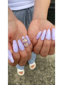 ワンカラー+パーツ追加デザイン