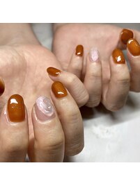 ニュアンスネイルワンポイント
