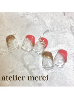 アトリエメルシー 青葉台(atelier merci)/バレンタインネイル