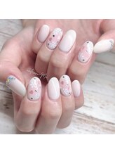 ネイルコーボー ムー(nail×covo=Mu.)/one color＋art＋parts☆