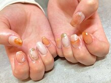 ライトウェーブ 長野駅前店/秋のニュアンスネイル♪