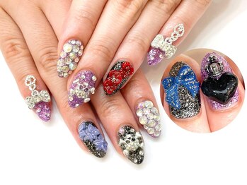 ネイルコレクション ピンク(Nail Collection Pink)/概念ネイル☆東リベ・灰谷兄弟