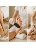 眠れる贅沢フットスパ　足浴+足裏角質ケア+自爪育成ケア+パック　初回9900円