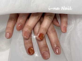 イーナネイル(i-na Nail)/マグネットネイル+カラーの追加